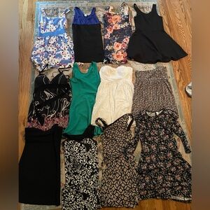 Bundle of 12 dresses